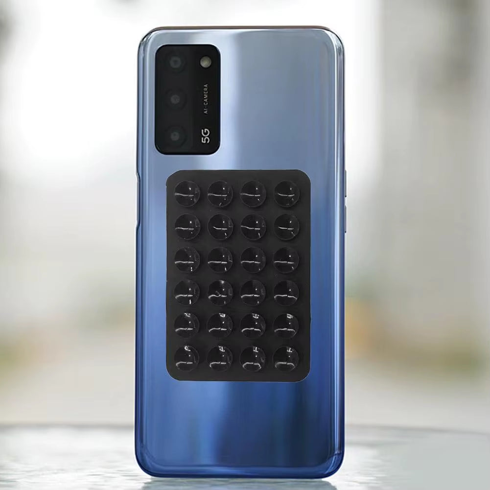 Silicone Suction Pad Back Sticker Suction Cup Phone Holder Silicone Cup Mat Smartphone Wall Stand Fixed for Glass Ceramic Tiles