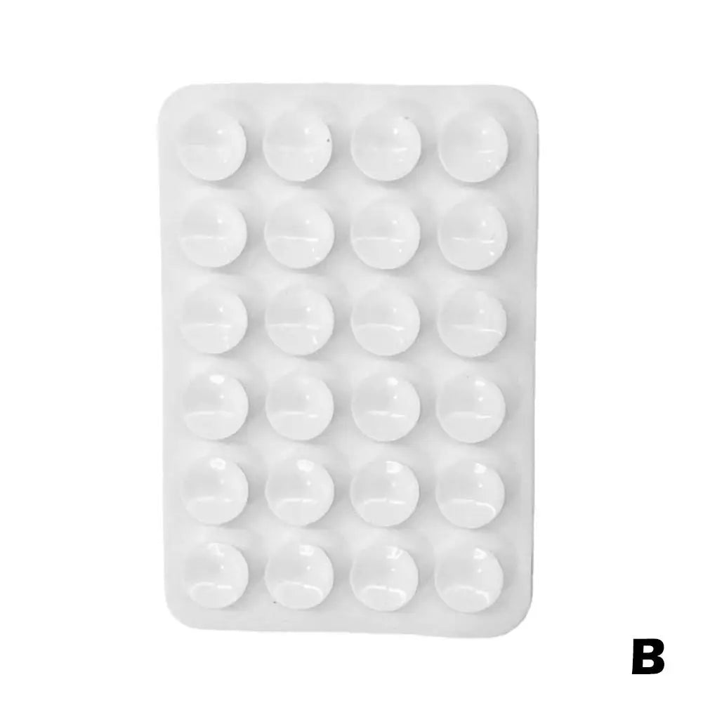 Silicone Suction Pad Back Sticker Suction Cup Phone Holder Silicone Cup Mat Smartphone Wall Stand Fixed for Glass Ceramic Tiles